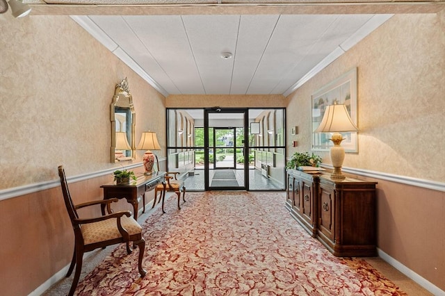 65 Commons Dr Unit 603, Shrewsbury, MA 01545 - interior space featuring crown molding and carpet