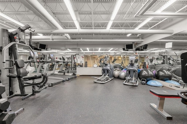 1600 Beacon St Unit 303, Brookline, MA 02446 - view of gym