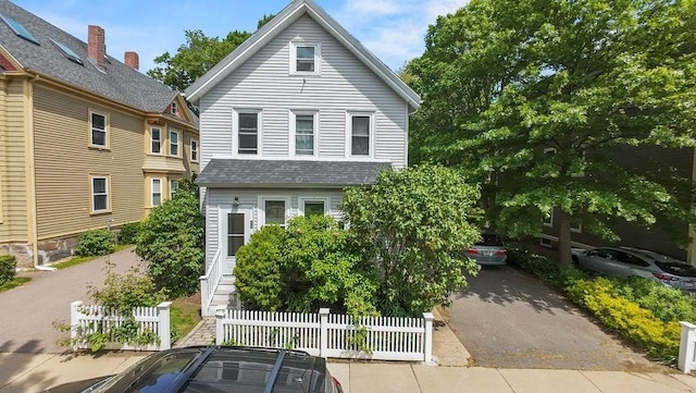 42 Carolina Ave, Boston, MA 02130 - view of front of house featuring asphalt driveway
