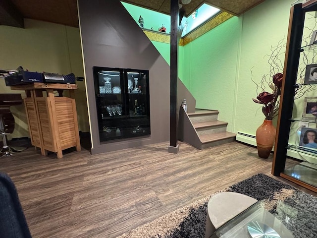 52 Nourse St, Westborough, MA 01581 - entryway with wood finished floors and stairway