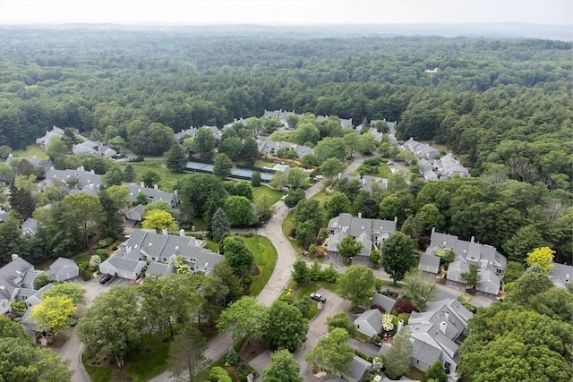 2 Hillside Dr Unit 2, Wayland, MA 01778 - aerial perspective of suburban area with a heavily wooded area