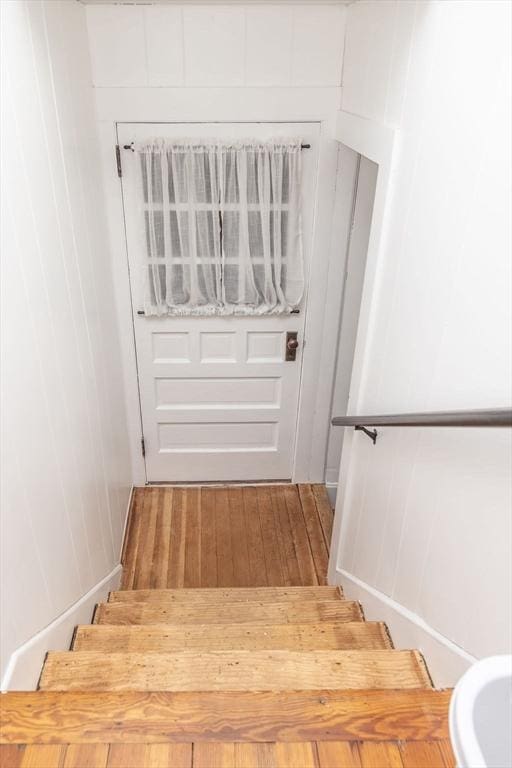 view of stairs