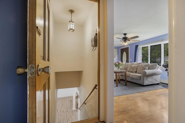 298 Oakland Rd, Barnstable, MA 02601 - hall with wood finished floors