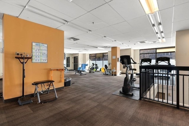 60 Longwood Ave Unit 802, Brookline, MA 02446 - gym with carpet flooring
