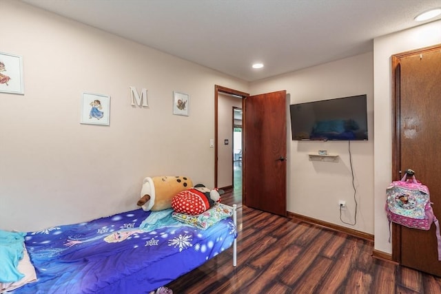 896 Montgomery St, Chicopee, MA 01013 - bedroom featuring wood finished floors, baseboards, and recessed lighting