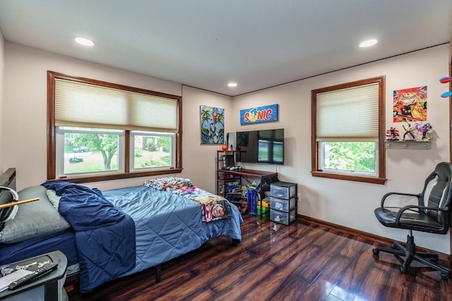 896 Montgomery St, Chicopee, MA 01013 - bedroom featuring wood finished floors, baseboards, and recessed lighting