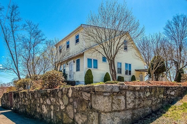 view of side of property