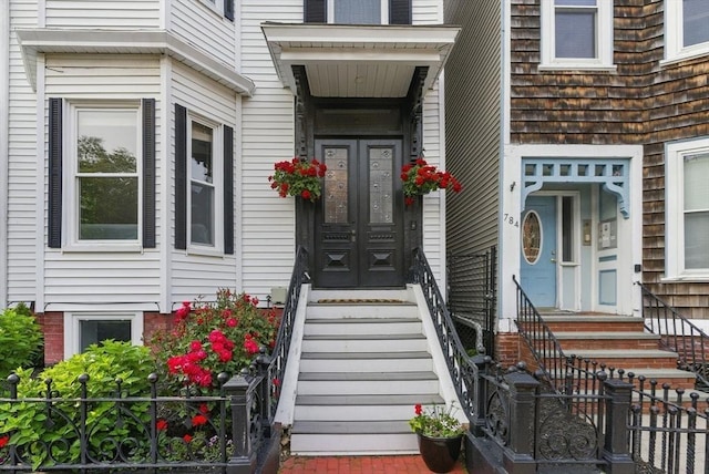 782 E 4th St, Boston, MA 02127 - property entrance featuring french doors