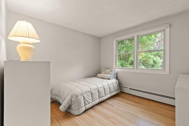 18 Sunset Dr, Sharon, MA 02067 - bedroom featuring a baseboard radiator and hardwood / wood-style flooring