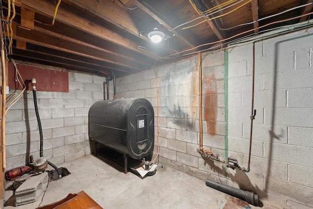 5 Woodland Dr, Oxford, MA 01540 - unfinished basement featuring heating fuel
