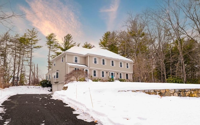 view of colonial house