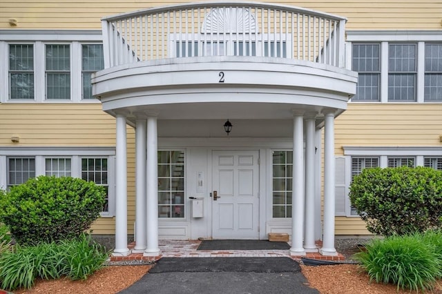 1 Riverview Blvd Unit 2-213, Methuen, MA 01844 - view of exterior entry featuring a balcony