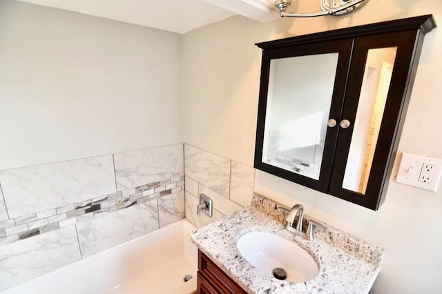 15-1/2 Tremlett St, Boston, MA 02124 - full bath featuring vanity and a garden tub