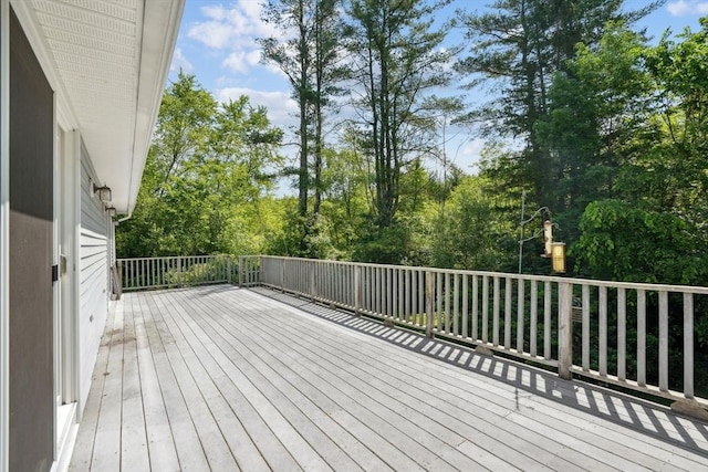 156 Langen Rd, Lancaster, MA 01523 - wooden terrace with view of scattered trees