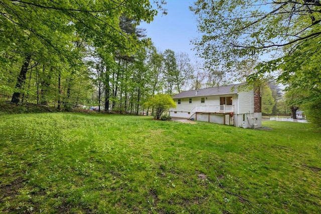 view of yard