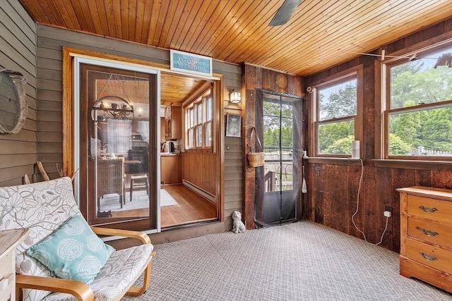 5 Vasa St, Billerica, MA 01862 - sunroom / solarium featuring a baseboard radiator and plenty of natural light