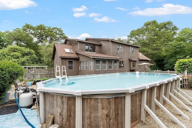 5 Vasa St, Billerica, MA 01862 - swimming pool with view of scattered trees