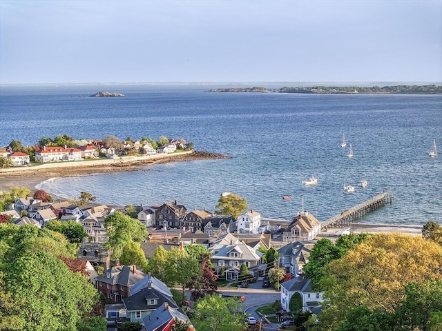 water view featuring nearby suburban area