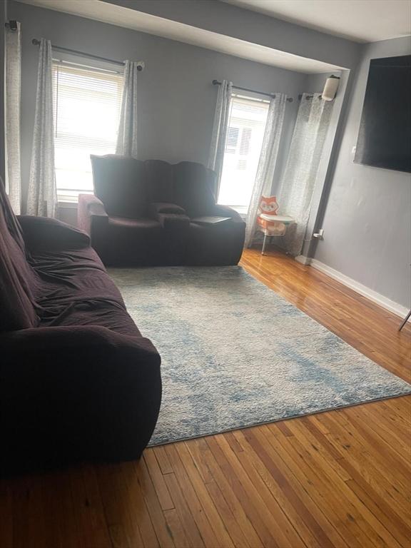 108 Grove St, Lynn, MA 01905 - living room with wood finished floors and baseboards