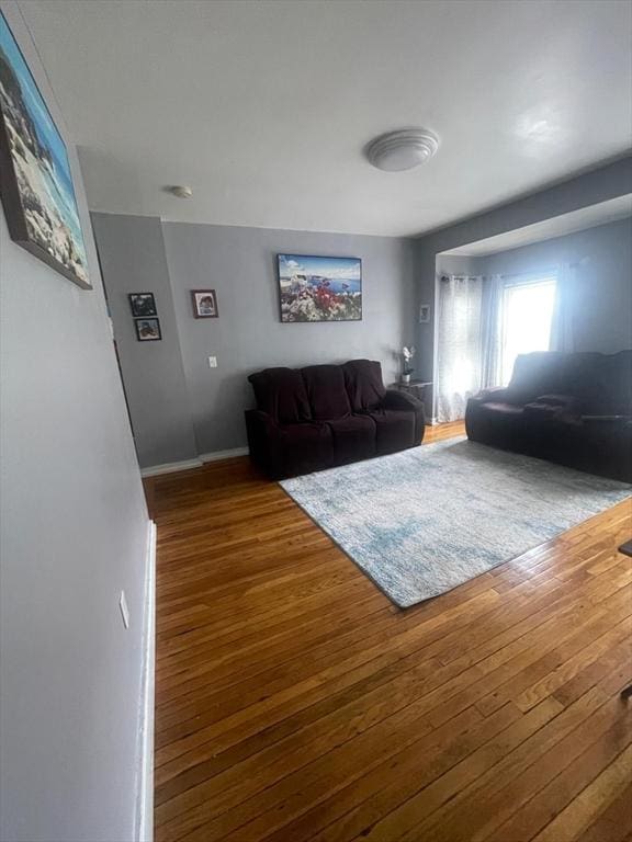 108 Grove St, Lynn, MA 01905 - living room featuring wood finished floors and baseboards