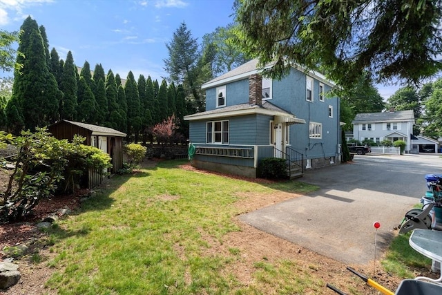 349 Pleasant St, Milton, MA 02186 - view of front of house featuring an outbuilding