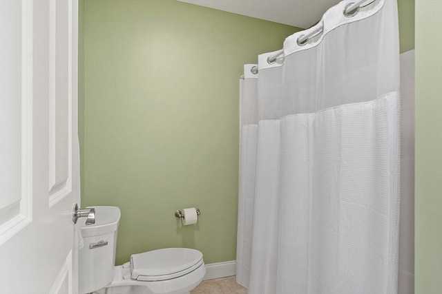 15 Coates Ln Unit 15, Haverhill, MA 01835 - full bathroom with toilet, tile patterned floors, and a shower with shower curtain