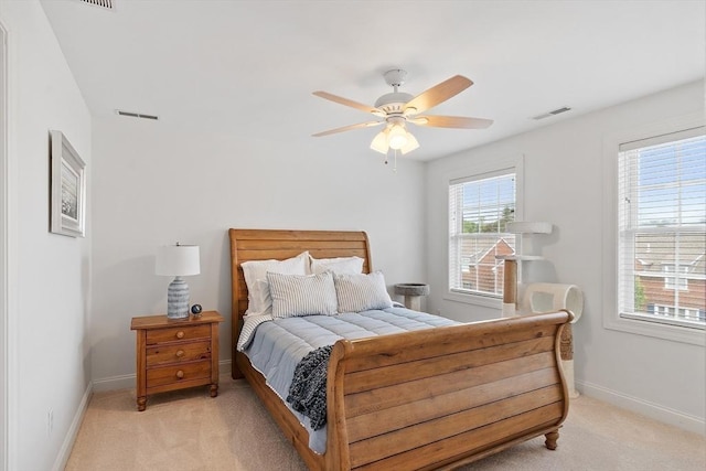 15 Coates Ln Unit 15, Haverhill, MA 01835 - bedroom featuring light colored carpet, baseboards, and a ceiling fan