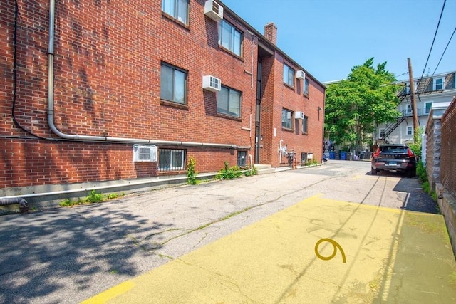 7 Mortimer Pl Unit 6, Somerville, MA 02145 - view of property featuring a wall mounted air conditioner