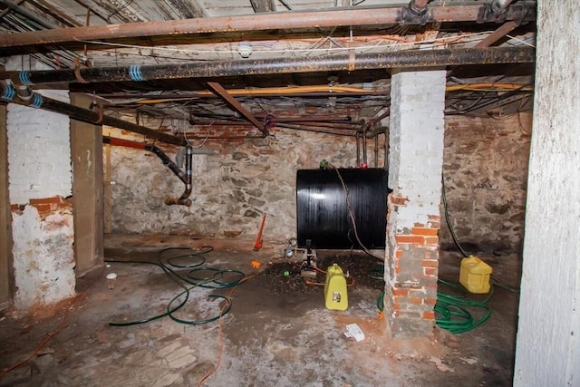 view of basement