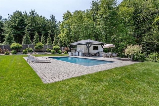 2 Overlook Rd, Canton, MA 02021 - view of pool featuring a patio and an outdoor structure