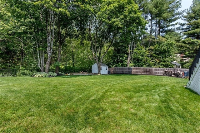 2 Overlook Rd, Canton, MA 02021 - fenced backyard featuring a shed