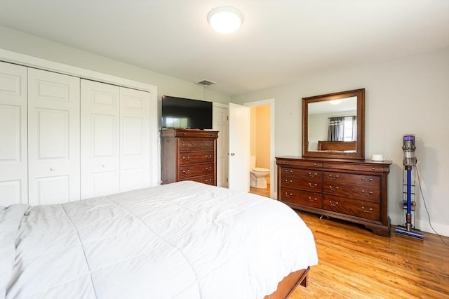 5 Indian Hl, Beverly, MA 01915 - bedroom with a closet, light wood-type flooring, and ensuite bathroom