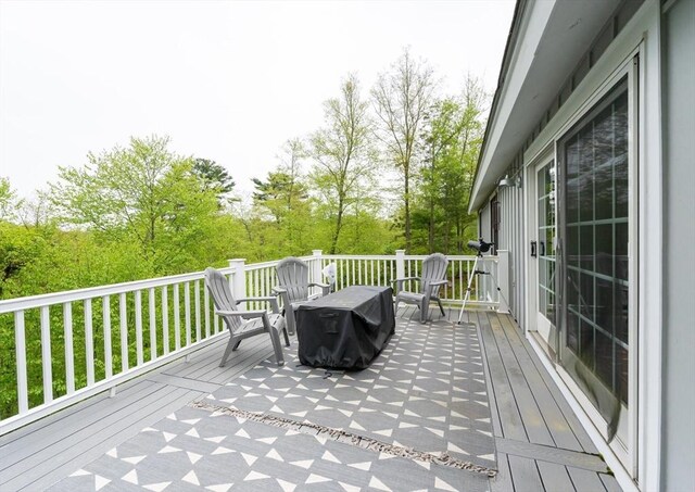 5 Indian Hl, Beverly, MA 01915 - wooden terrace with view of scattered trees