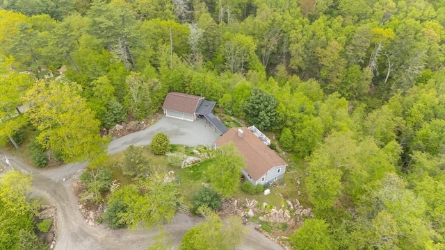 5 Indian Hl, Beverly, MA 01915 - view from above of property featuring a heavily wooded area