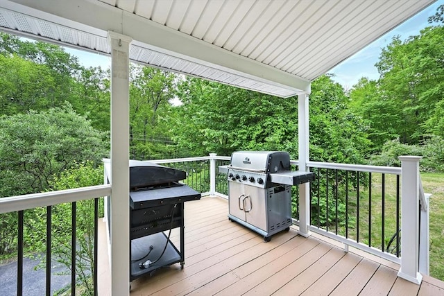 24 Barnett Rd, Sutton, MA 01590 - wooden deck featuring area for grilling