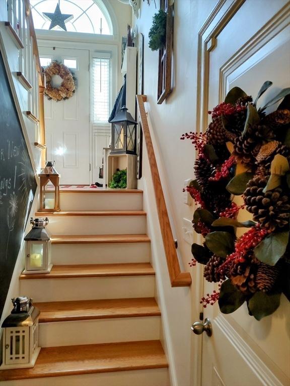 view of stairway