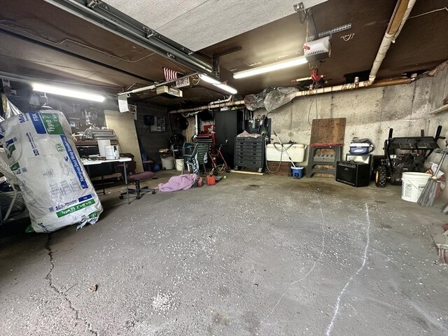 23 Rhodes Cir, Hingham, MA 02043 - garage with a garage door opener