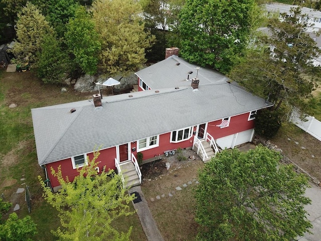 23 Rhodes Cir, Hingham, MA 02043 - aerial view of property and surrounding area