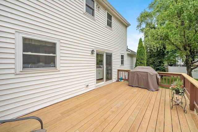 10 Manoogian Cir, Milford, MA 01757 - wooden deck featuring grilling area