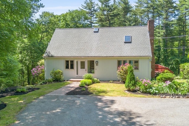 13 Long Ridge Rd, Acton, MA 01720 - cape cod-style house featuring a chimney and a shingled roof