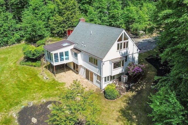 13 Long Ridge Rd, Acton, MA 01720 - aerial view of property and surrounding area