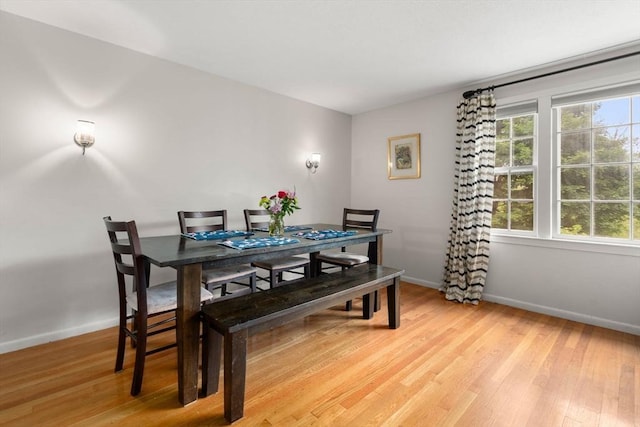 410 Central St, Acton, MA 01720 - dining area with baseboards and light wood finished floors