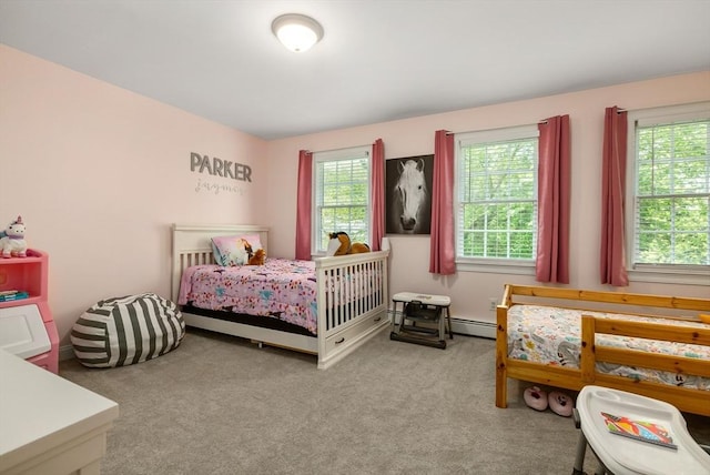 67 Madison St, Amesbury, MA 01913 - bedroom with carpet and baseboard heating