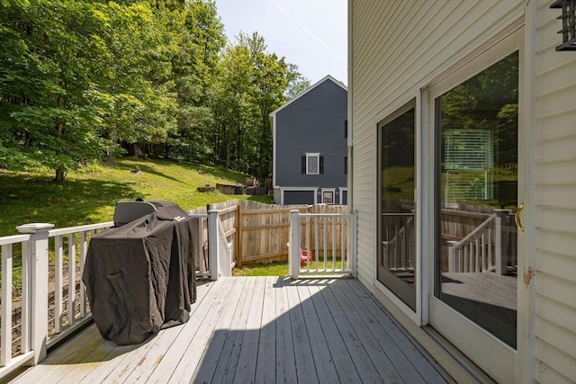 67 Madison St, Amesbury, MA 01913 - deck with a grill