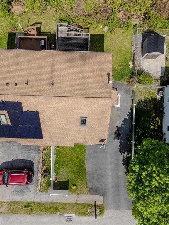 view of subject property