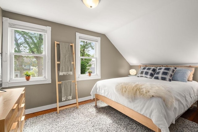 12 Fern St, Chelmsford, MA 01824 - bedroom featuring wood finished floors and lofted ceiling