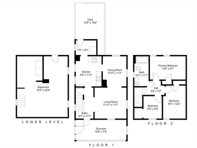 12 Fern St, Chelmsford, MA 01824 - view of floor plan / room layout