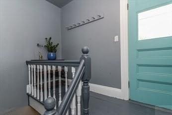 view of stairs