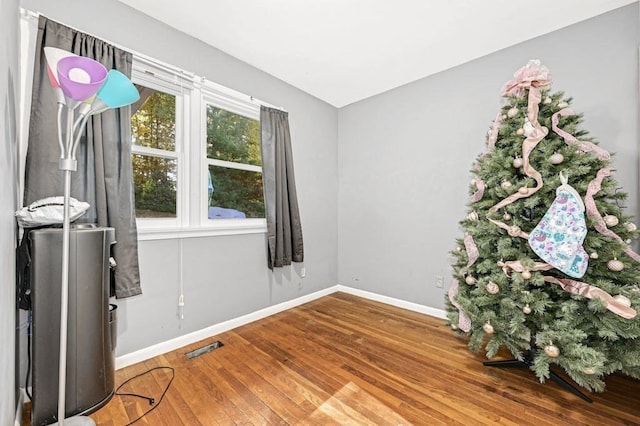 interior space featuring hardwood / wood-style flooring