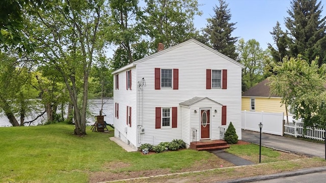 15 Dale St, Methuen, MA 01844 - view of front of house featuring a chimney